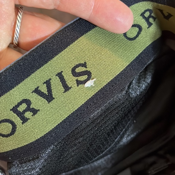 ORVIS Size 36 Tech Cargo Short Deep Gray Stretch Comfort Media Storage $59 NEW - Picture 8 of 16